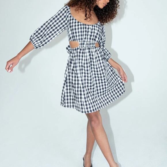 NWT Princess Polly Ellie Gingham Mini Dress Size 10 - Picture 1 of 10